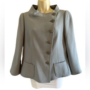 Armani soft blue vintage women’s button up blazer size 10